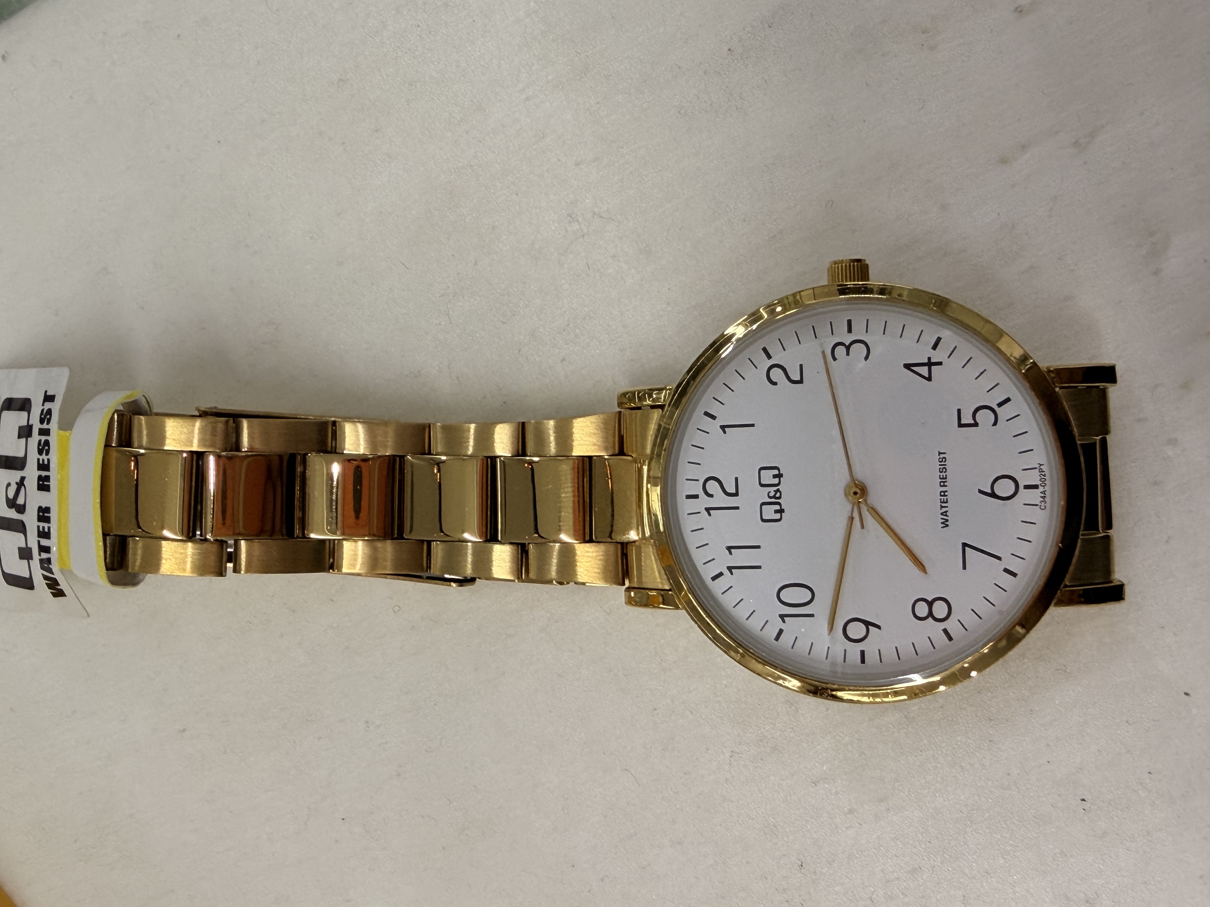 Reloj Clásico Acero Dorado